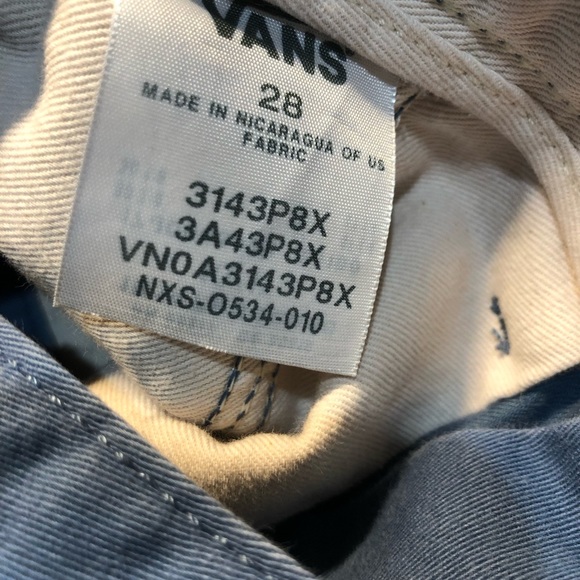 Vans Men’s Pants Size 28 Slim Leg - Picture 11 of 11